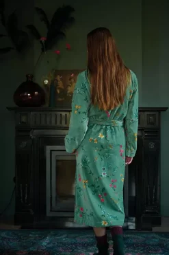 Bademäntel|Pip Studio Bademäntel Les Fleurs Grun