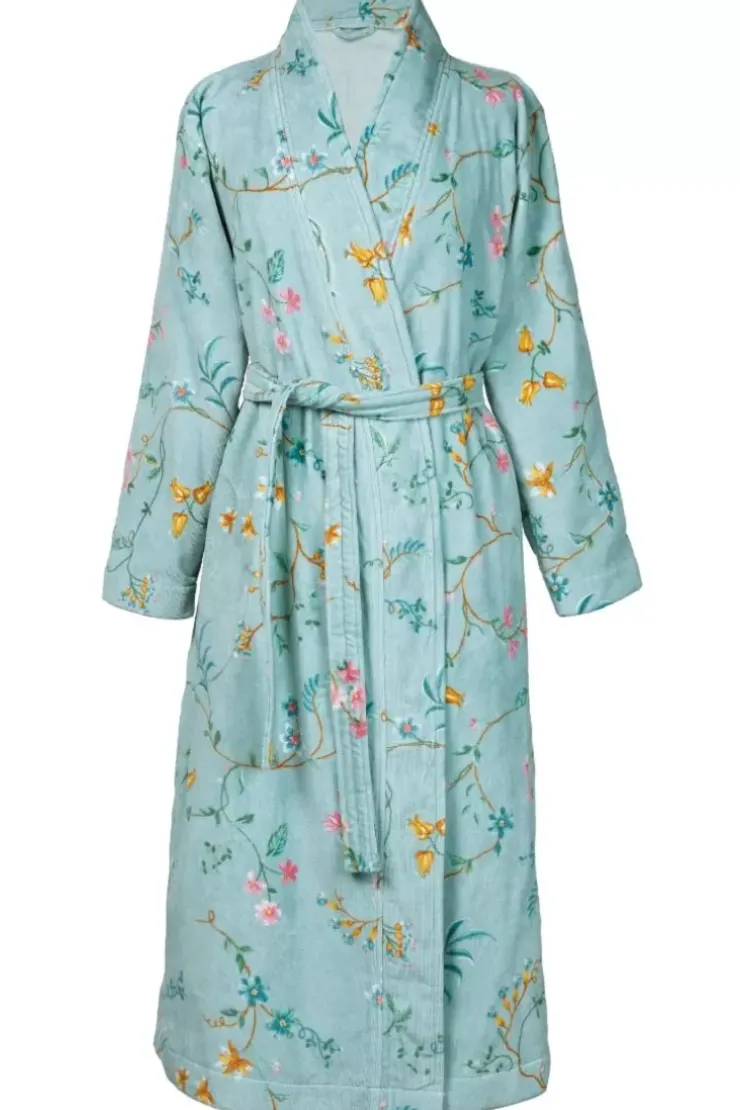 Bademäntel|Pip Studio Bademäntel Les Fleurs Blau