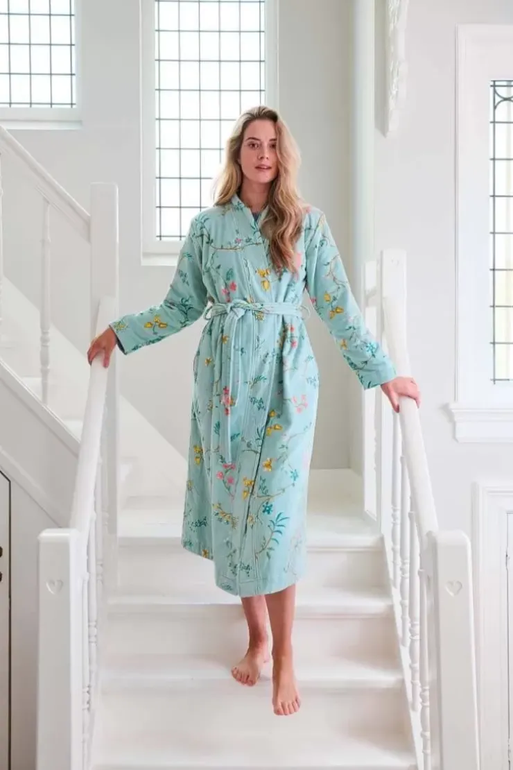 Bademäntel|Pip Studio Bademäntel Les Fleurs Blau