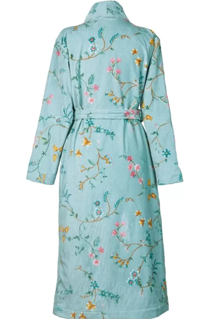 Bademäntel|Pip Studio Bademäntel Les Fleurs Blau