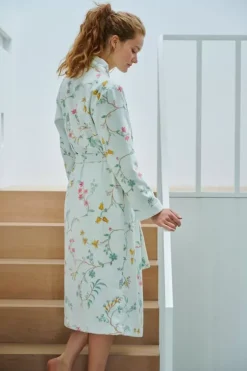 Bademäntel|Pip Studio Bademäntel Les Fleurs Weis