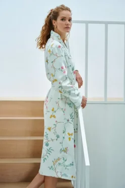 Bademäntel|Pip Studio Bademäntel Les Fleurs Weis