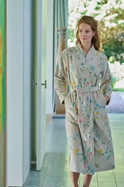 Bademäntel|Pip Studio Bademäntel Les Fleurs Khaki