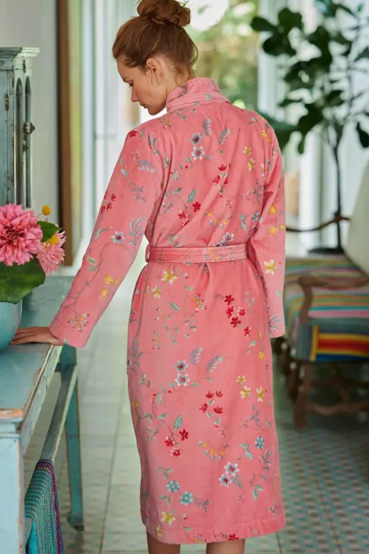 Bademäntel|Pip Studio Bademäntel Les Fleurs Rosa