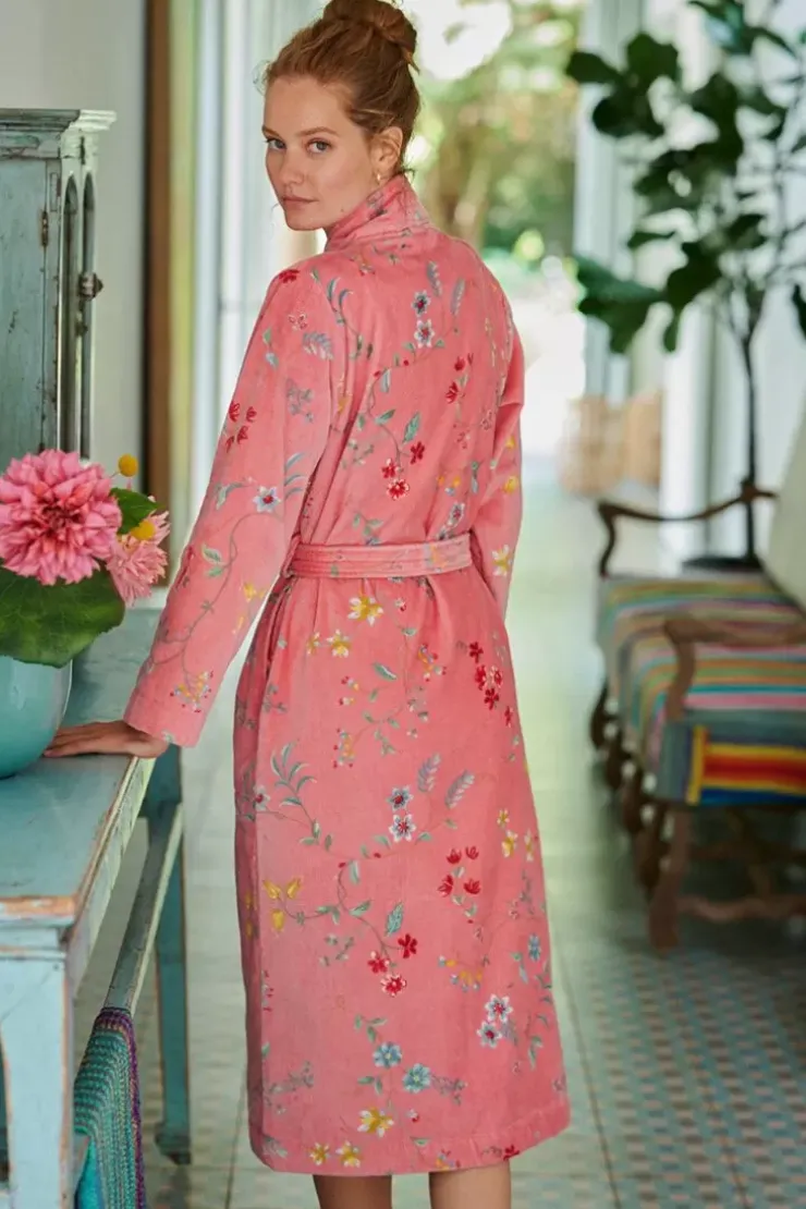 Bademäntel|Pip Studio Bademäntel Les Fleurs Rosa