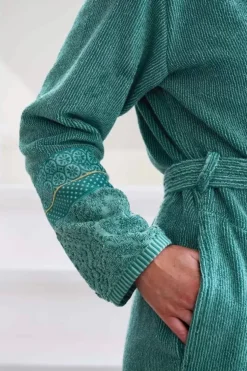 Bademäntel|Pip Studio Bademäntel Soft Zellige Grun