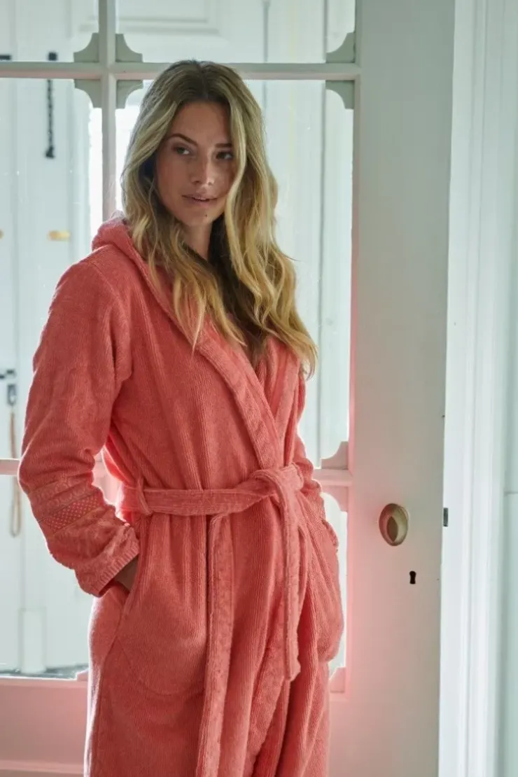Bademäntel|Pip Studio Bademäntel Soft Zellige Koralle
