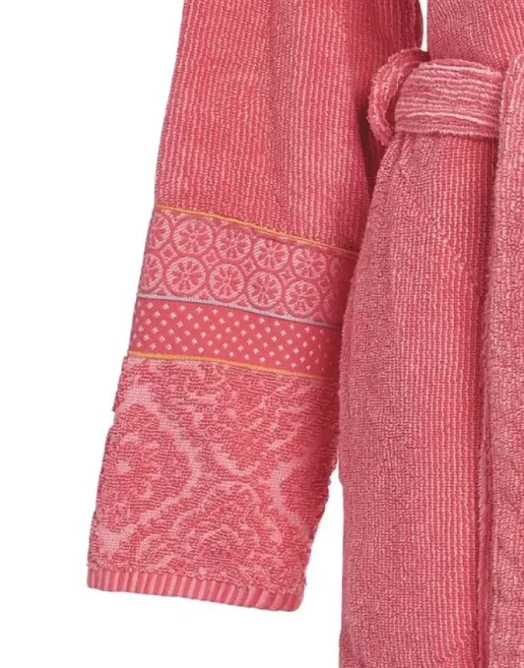 Bademäntel|Pip Studio Bademäntel Soft Zellige Koralle