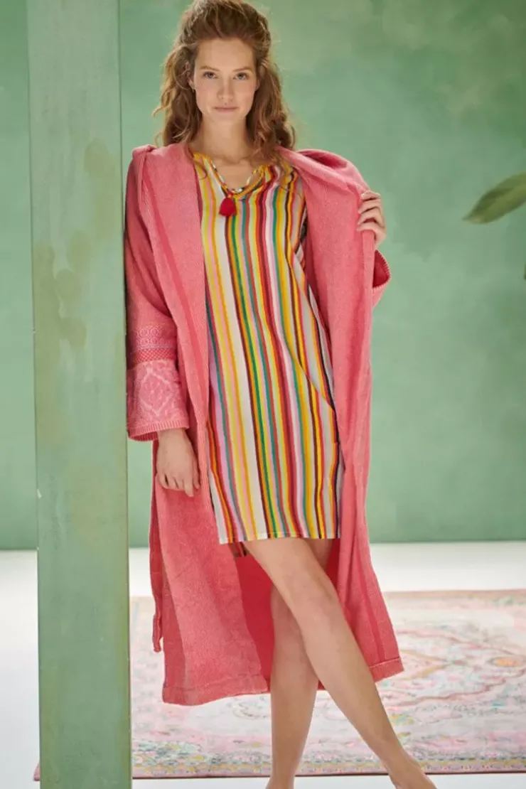 Bademäntel|Pip Studio Bademäntel Soft Zellige Koralle