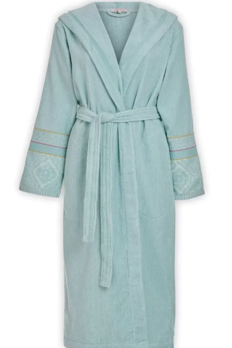 Bademäntel|Pip Studio Bademäntel Soft Zellige Blau