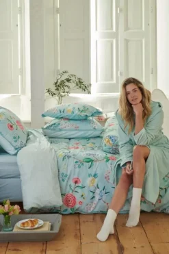 Bademäntel|Pip Studio Bademäntel Soft Zellige Blau