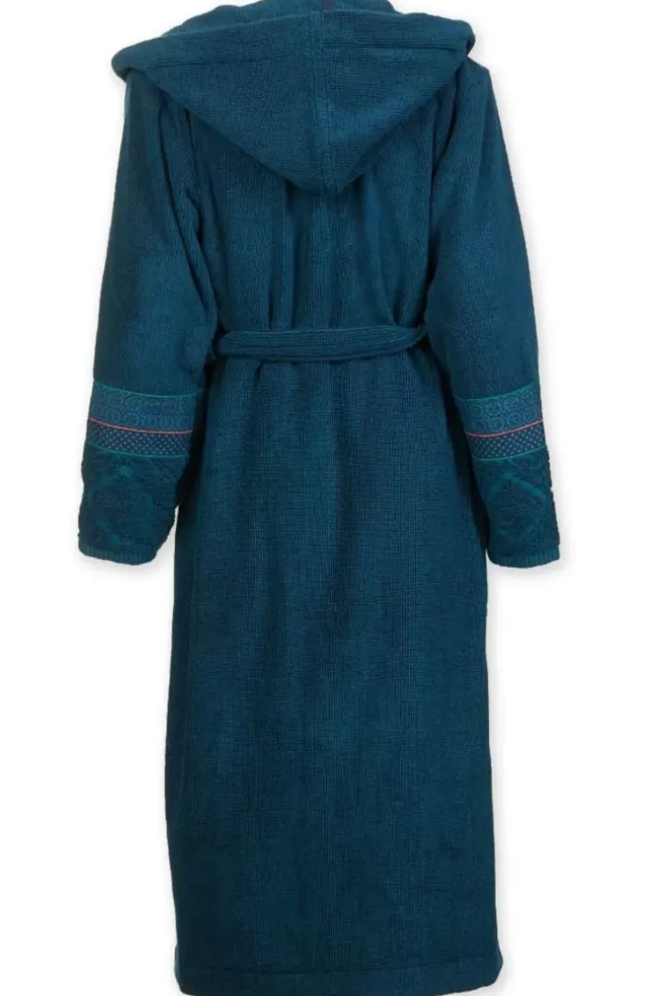 Bademäntel|Pip Studio Bademäntel Soft Zellige Dunkel Blau