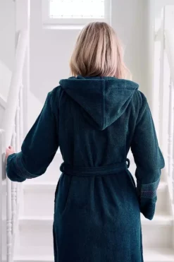 Bademäntel|Pip Studio Bademäntel Soft Zellige Dunkel Blau