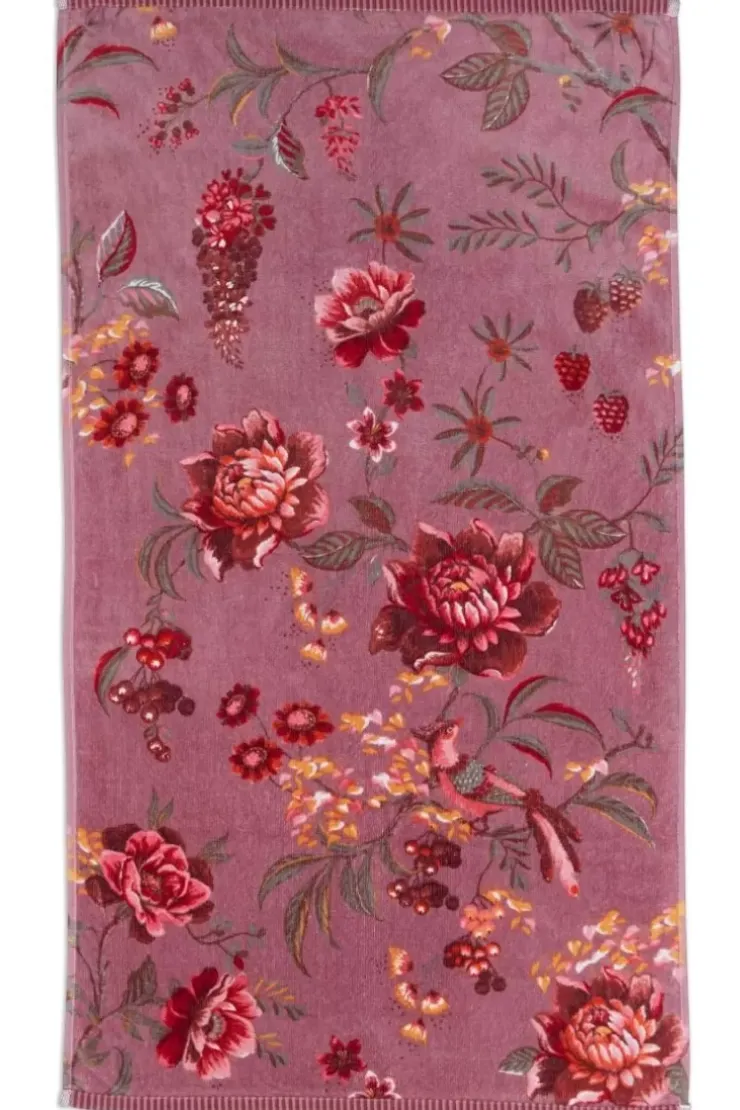 Handtücher|Pip Studio Badetuch Secret Garden Mauve 55X100Cm Violett