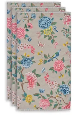 Handtücher|Pip Studio Badetuch Set/3 Good Evening 55X100 Cm Khaki