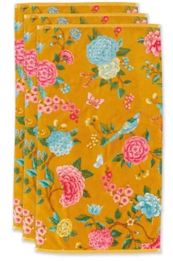 Handtücher|Pip Studio Badetuch Set/3 Good Evening 55X100 Cm Gelb