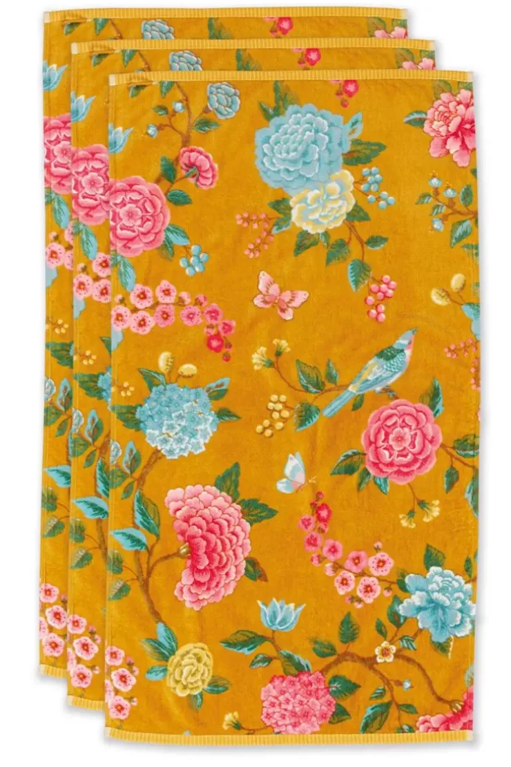 Handtücher|Pip Studio Badetuch Set/3 Good Evening 55X100 Cm Gelb