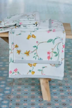 Handtücher|Pip Studio Badetuch Set/3 Les Fleurs 55X100 Cm Weis