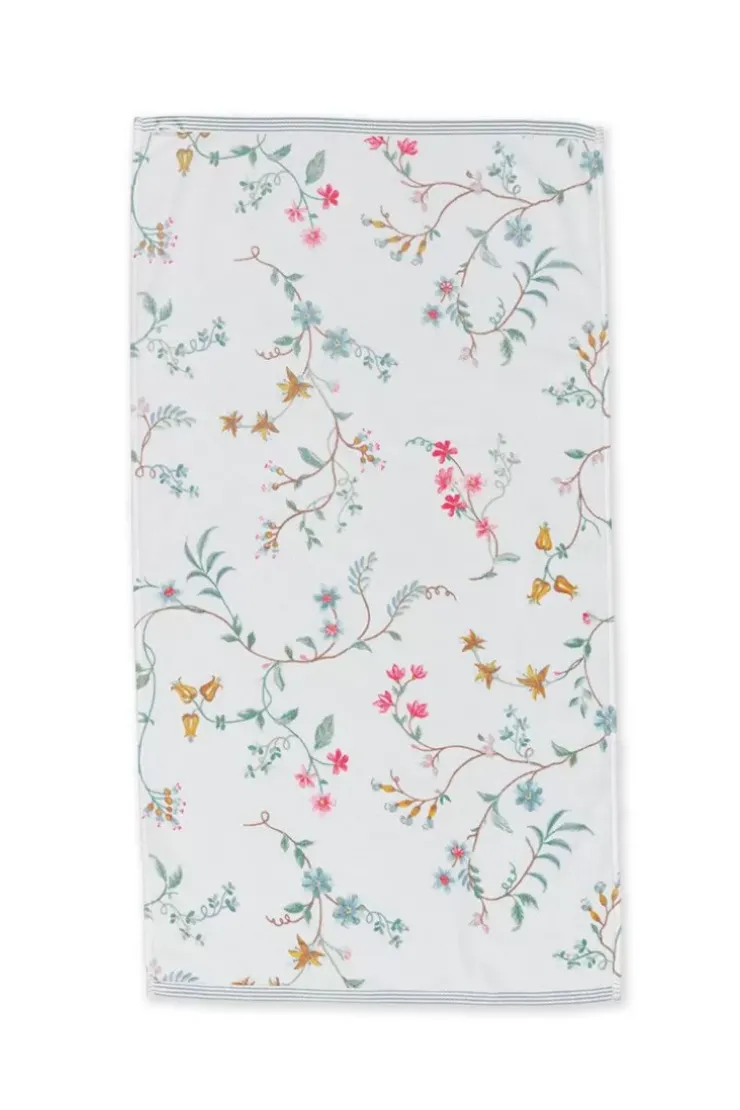 Handtücher|Pip Studio Badetuch Set/3 Les Fleurs 55X100 Cm Weis