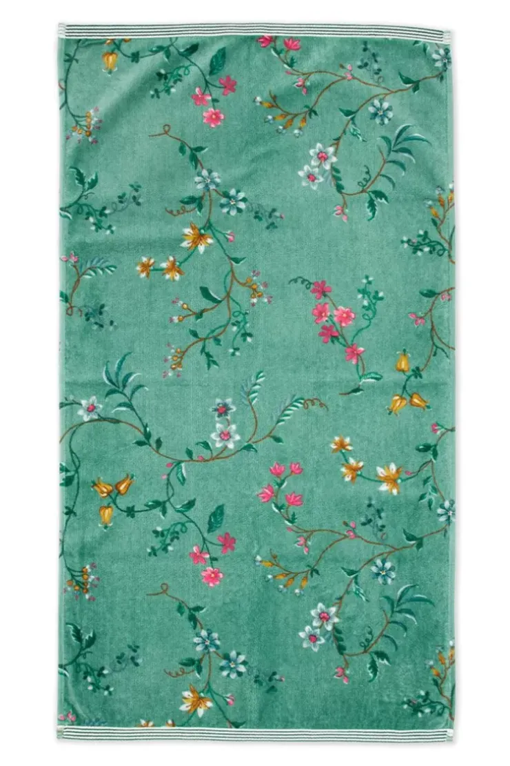 Handtücher|Pip Studio Badetuch Set/3 Les Fleurs 55X100 Cm Grun