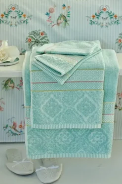 Handtücher|Pip Studio Badetuch Set/3 Soft Zellige 55X100 Cm Blau