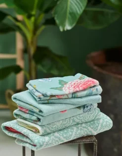 Handtücher|Pip Studio Badetuch Set/3 Soft Zellige 55X100 Cm Blau