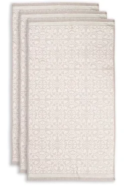 Handtücher|Pip Studio Badetuch Set/3 Tile De Pip 55X100 Cm Khaki