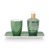 Seifenspender|Pip Studio Badezimmeraccessoires Set/3 Kyoto Festival Grun