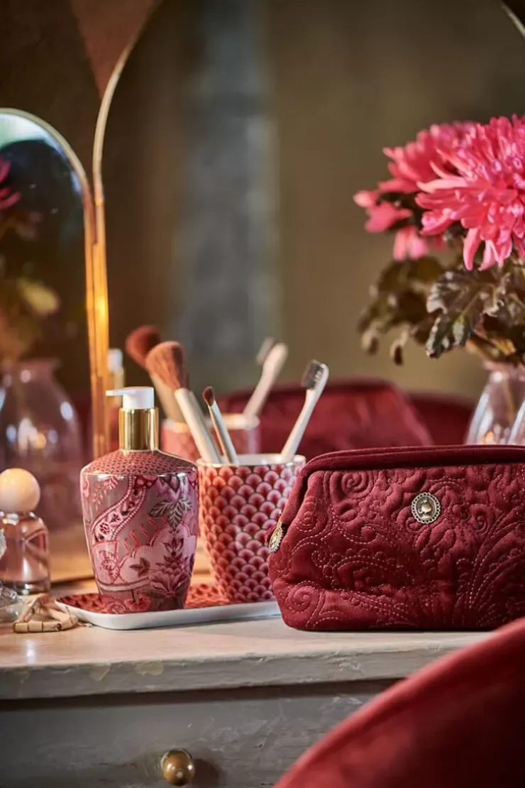 Seifenspender|Pip Studio Badezimmeraccessoires Set/3 Kyoto Festival Dunkel Rosa
