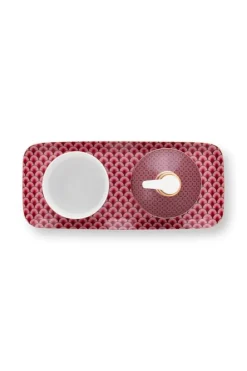 Seifenspender|Pip Studio Badezimmeraccessoires Set/3 Kyoto Festival Dunkel Rosa