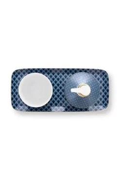 Seifenspender|Pip Studio Badezimmeraccessoires Set/3 Kyoto Festival Blau