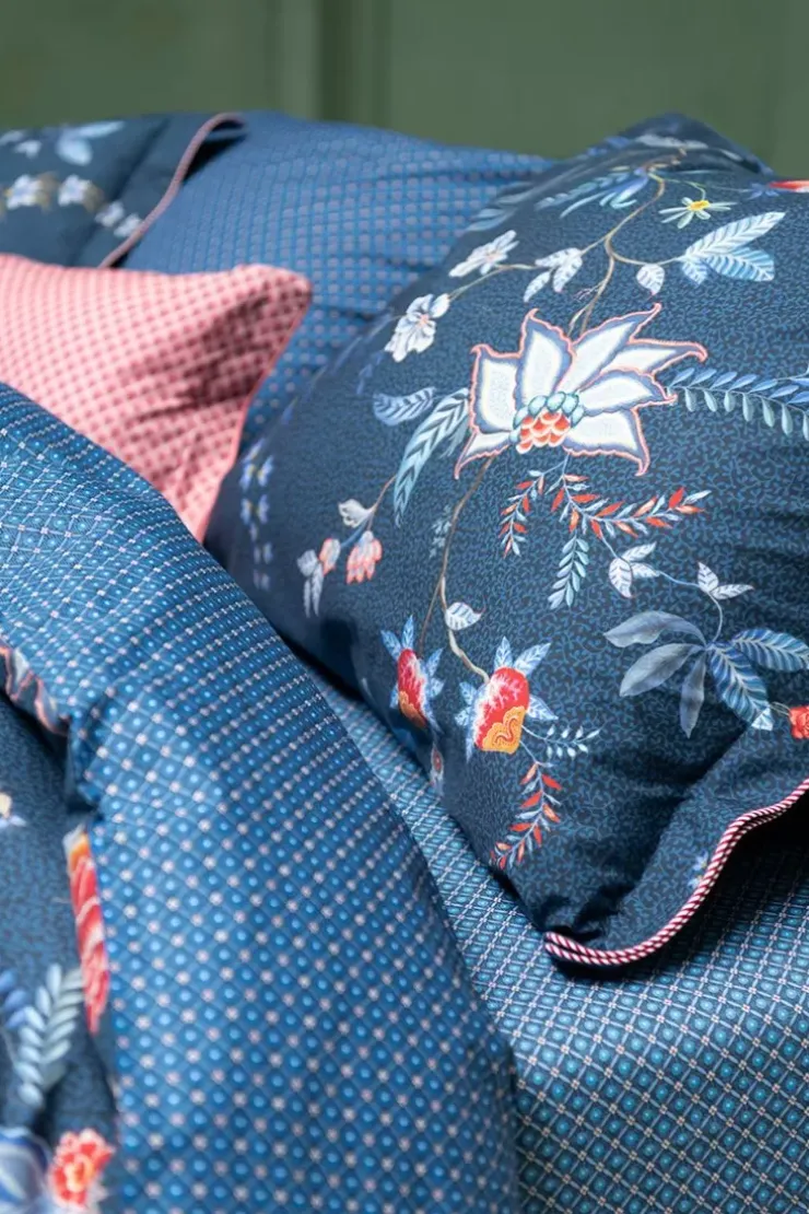Bettbezüge|Pip Studio Bettbezug Flower Festival Dunkel Blau