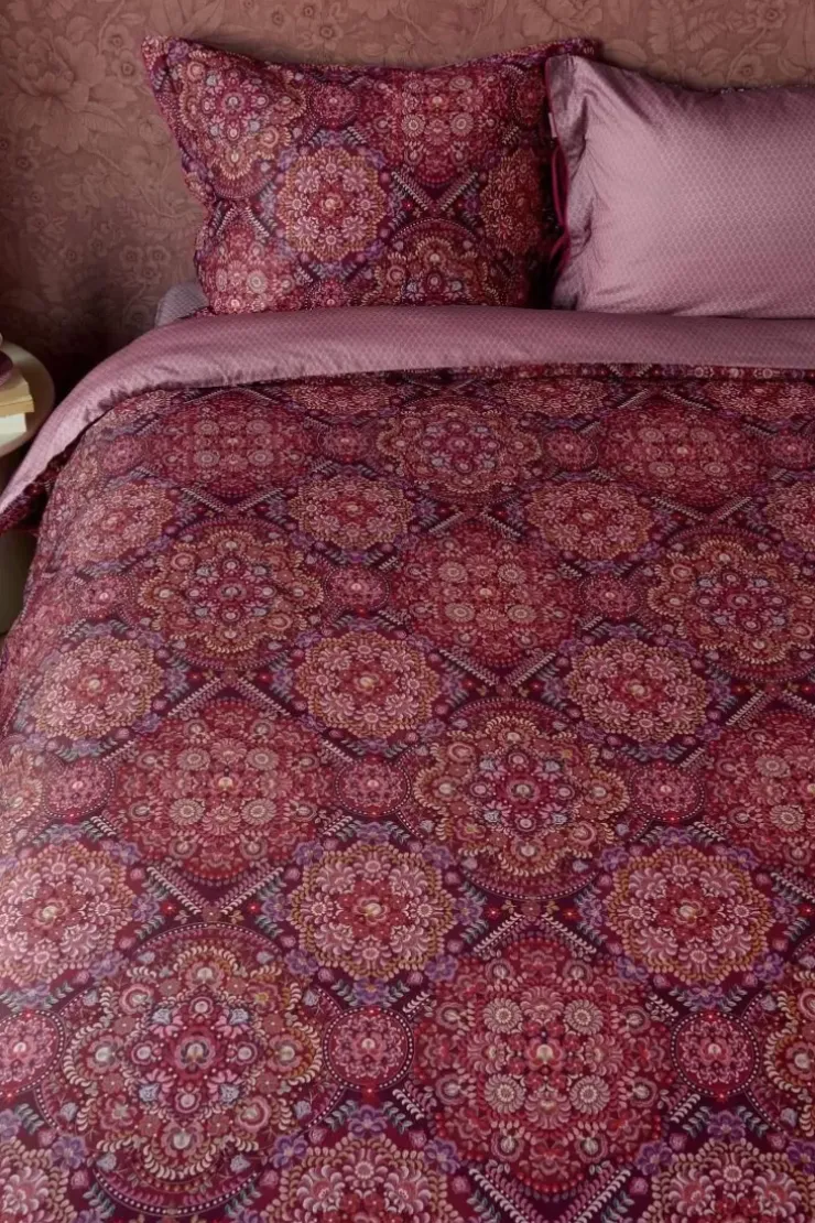 Bettbezüge|Pip Studio Bettbezug Il Mosaico Dunkelrot