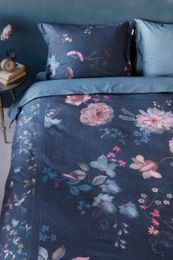 Bettbezüge|Pip Studio Bettbezug Tokyo Bouquet Dunkel Blau