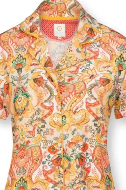 T-Shirts|Pip Studio Bluse Kurze Armeln Kyoto Festival Gelb