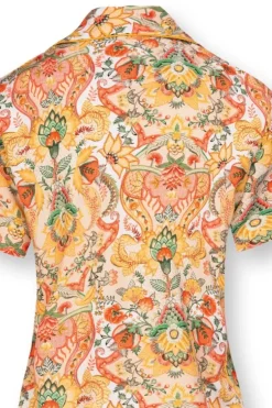 T-Shirts|Pip Studio Bluse Kurze Armeln Kyoto Festival Gelb