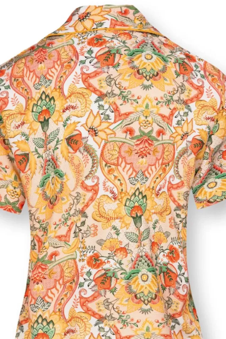 T-Shirts|Pip Studio Bluse Kurze Armeln Kyoto Festival Gelb