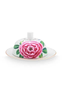 Butterschalen|Pip Studio Blushing Birds Butterschale Runde Weis