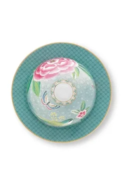 Butterschalen|Pip Studio Blushing Birds Butterschale Runde Blau