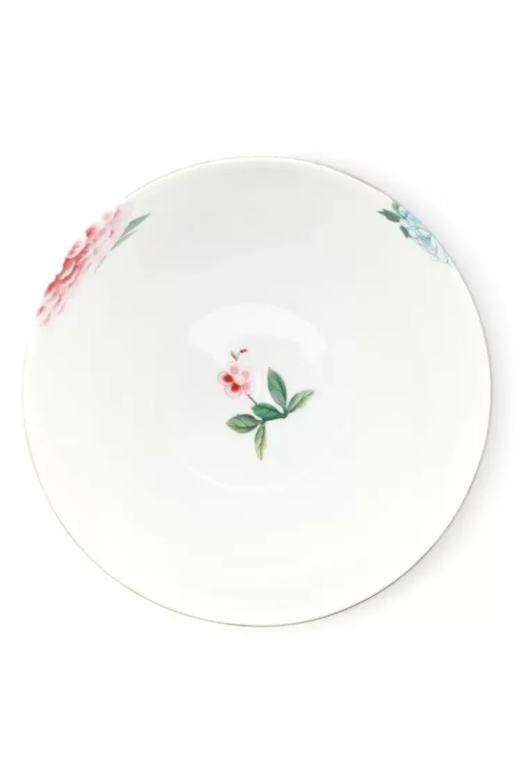 Salatschüsseln|Pip Studio Blushing Birds Grose Schale 23 Cm Weis