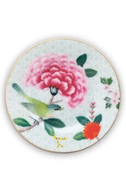 Gebäckteller|Pip Studio Blushing Birds Petit Four 12 Cm Weis