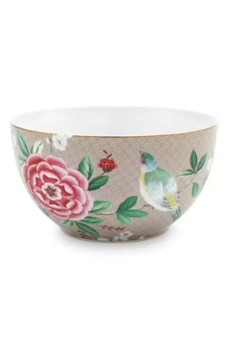 Schalen|Pip Studio Blushing Birds Schale 15 Cm Khaki