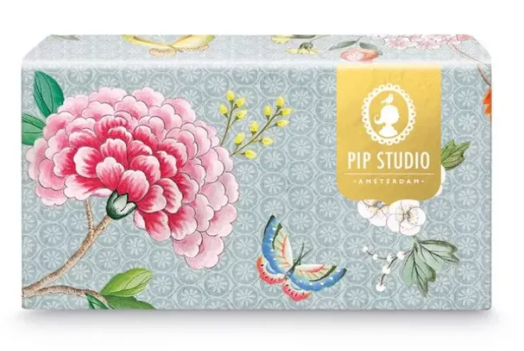 Porzellan Sets|Pip Studio Blushing Birds Set/2 Tassen Gross Khaki