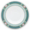 Tiefe Teller|Pip Studio Blushing Birds Tiefer Teller 21,5 Cm Blau