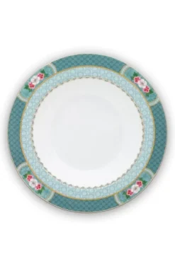 Tiefe Teller|Pip Studio Blushing Birds Tiefer Teller 21,5 Cm Blau