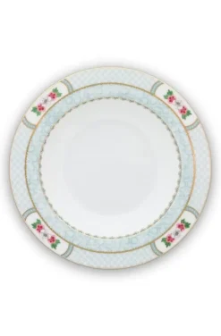 Tiefe Teller|Pip Studio Blushing Birds Tiefer Teller 21,5 Cm Weis
