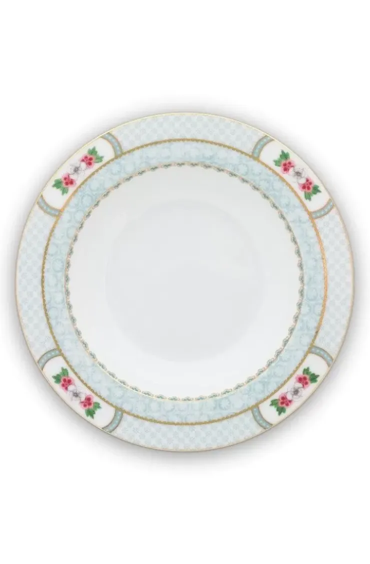 Tiefe Teller|Pip Studio Blushing Birds Tiefer Teller 21,5 Cm Weis