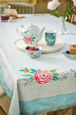 Tischtuch|Pip Studio Blushing Birds Tischtuch Khaki