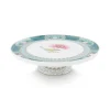 Tortenteller|Pip Studio Blushing Birds Tortenteller Klein 21Cm Blau