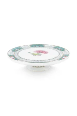 Tortenteller|Pip Studio Blushing Birds Tortenteller Klein 21Cm Weis
